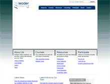 Tablet Screenshot of leadersource.org